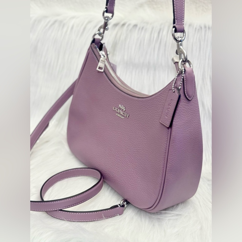 Coach Teri Hobo Leather Shoulder Bag - Picture 2 of 10